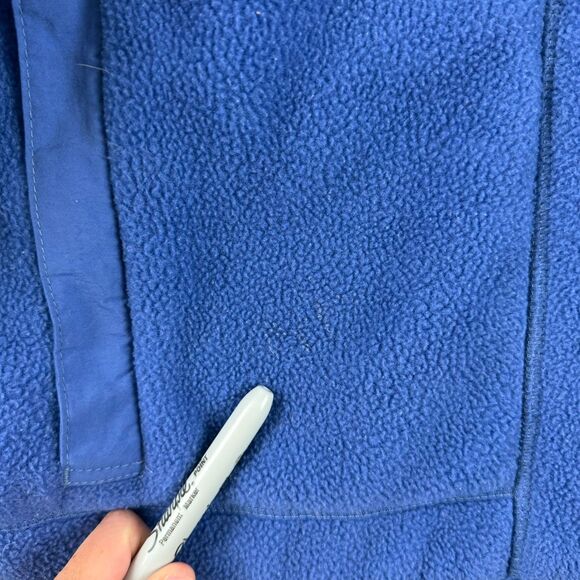 Vtg 90's Patagonia Synchilla Periwinkle Full Zip Jacket Fleece Pockets M *Read - Picture 5 of 15